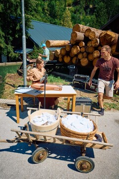 Pripomočki za pranje perila po starem (Foto Janez Kotar)